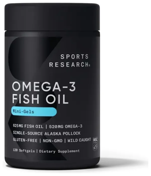 Omega-3 Fish Oil Alaska 625mg - 120 mini softgels