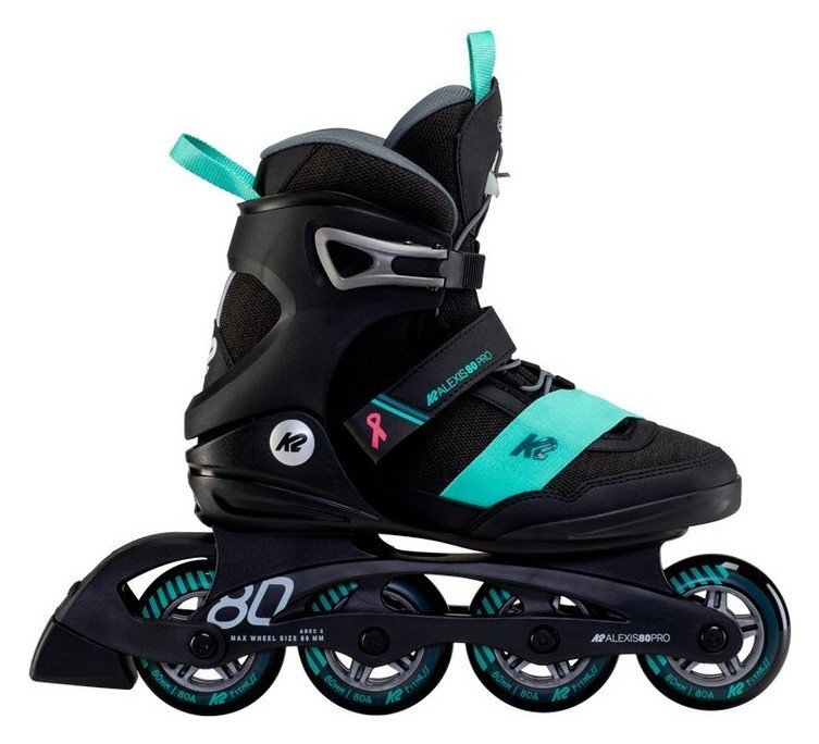 Роликовые коньки для взрослых K2 ALEXIS 80 PRO W 36 (6.0US) 230мм Black/blue (30F0144.1.1)