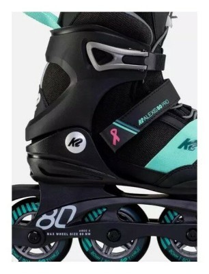 Роликові коньки для дорослих K2 ALEXIS 80 PRO W 36 (6.0US) 230мм Black/blue (30F0144.1.1), укр, укр