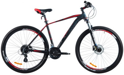 Велосипед Ardis 29 MTB AL "TUCAN" Гідравліка 27шв., Чорно-червоний