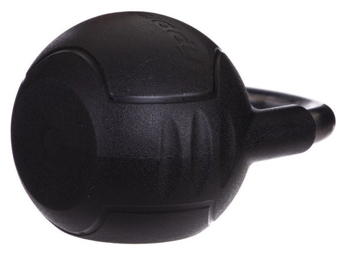 Гиря PU з хромованою ручкою Кросфіт Zelart TA-2681-12 12кг (MD2220-12) (PU, чорний)