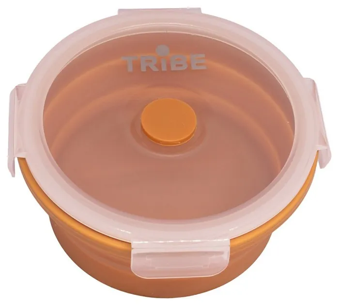 Контейнер Tribe Bowl Container 800 мл силиконовый T-FF-0046, ocher