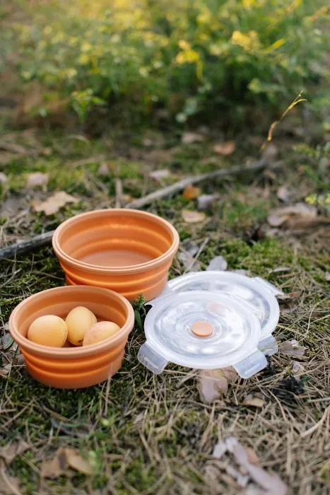 Контейнер Tribe Bowl Container 800 мл силиконовый T-FF-0046, ocher