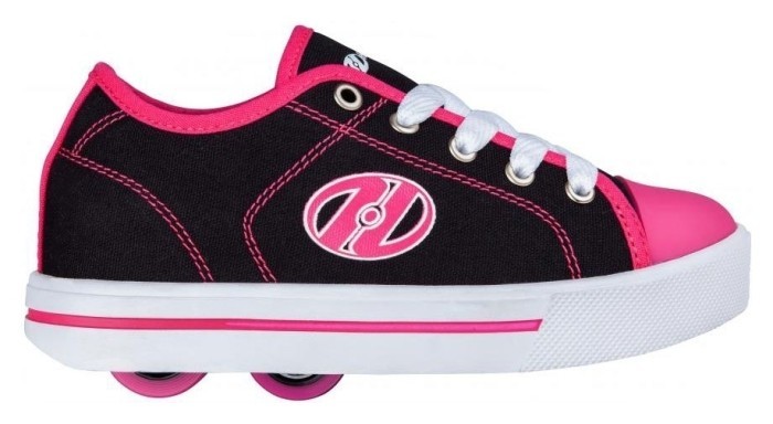 Роликовые кроссовки Heelys Classic X2 HE101461 Black White Hot Pink Black White Hot Pink