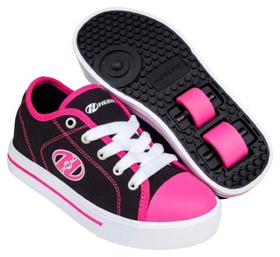 Роликовые кроссовки Heelys Classic X2 HE101461 Black White Hot Pink Black White Hot Pink