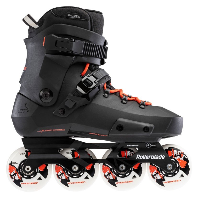 Роликовые коньки для взрослых Rollerblade TWISTER EDGE X M 38.5 (6.5US) 245мм Black/orange (07101200)