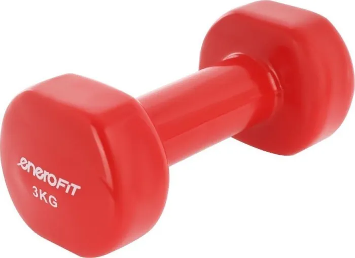Гантелі вінілові ENERO FIT VDB зі стійкою, 12 кг