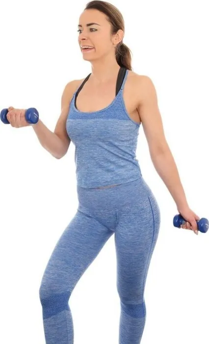 Гантелі вінілові ENERO FIT VDB зі стійкою, 12 кг