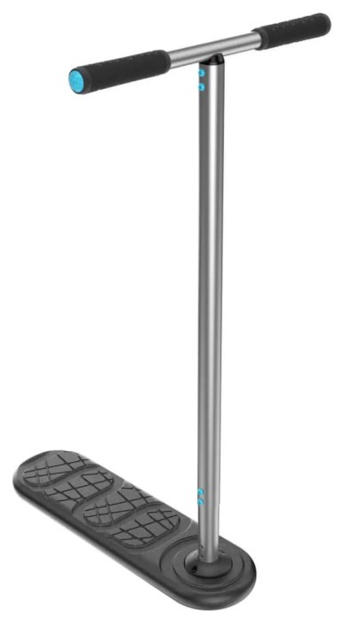 Трюковой самокат-тренажер Indo Kickstart Trampoline Scooter 670 mm - Black