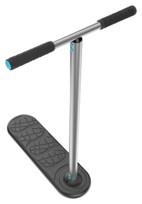 Трюковой самокат-тренажер Indo Kickstart Trampoline Scooter 670 mm - Black