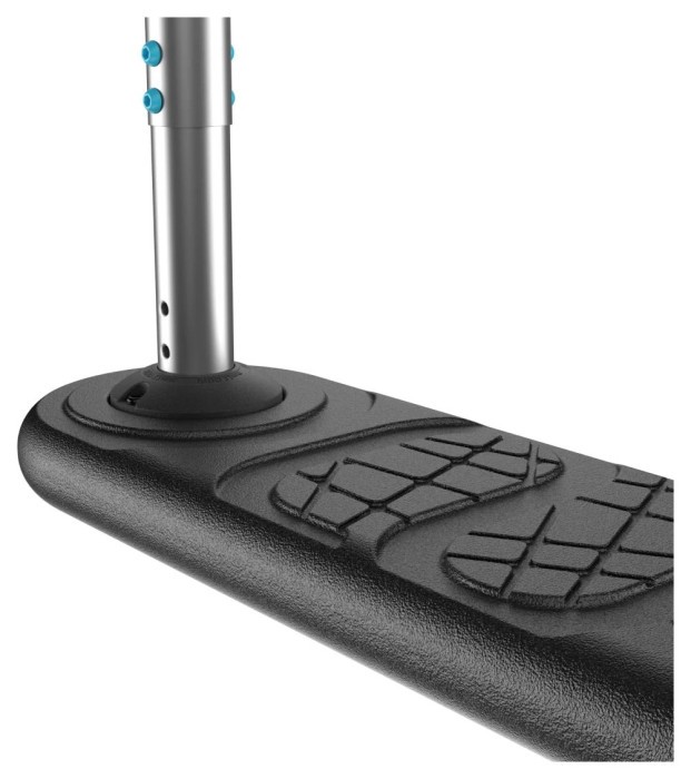 Трюковой самокат-тренажер Indo Kickstart Trampoline Scooter 670 mm - Black