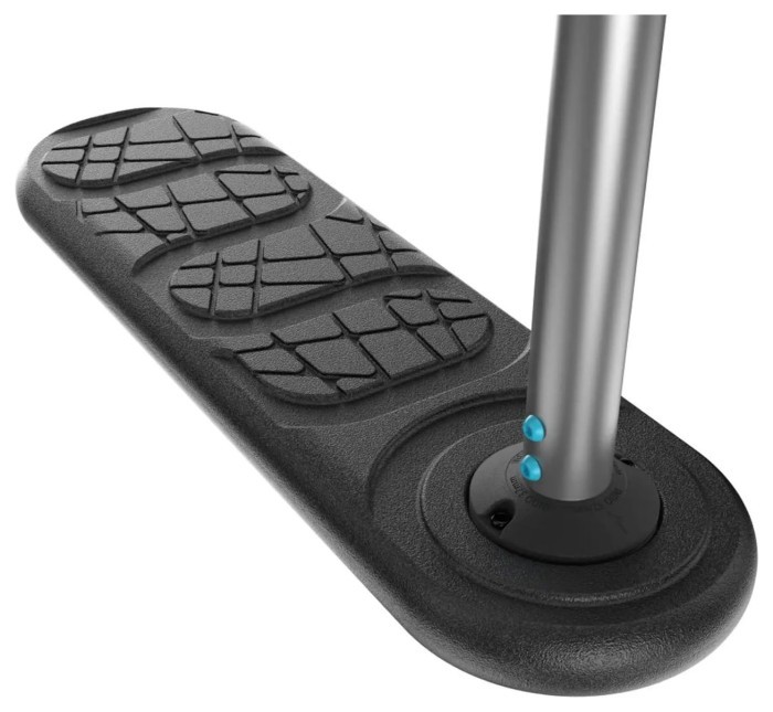Трюковой самокат-тренажер Indo Kickstart Trampoline Scooter 670 mm - Black