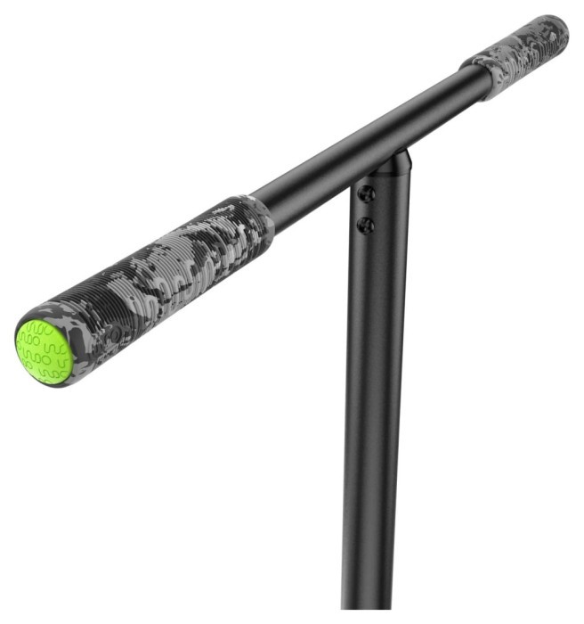 Трюковой самокат-тренажер Indo Kickstart Trampoline Scooter 670 mm - Black