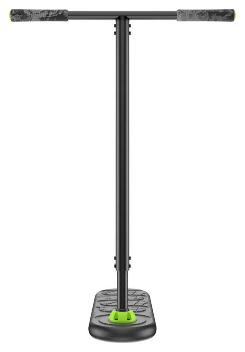 Трюковой самокат-тренажер Indo Kickstart Trampoline Scooter 670 mm - Black