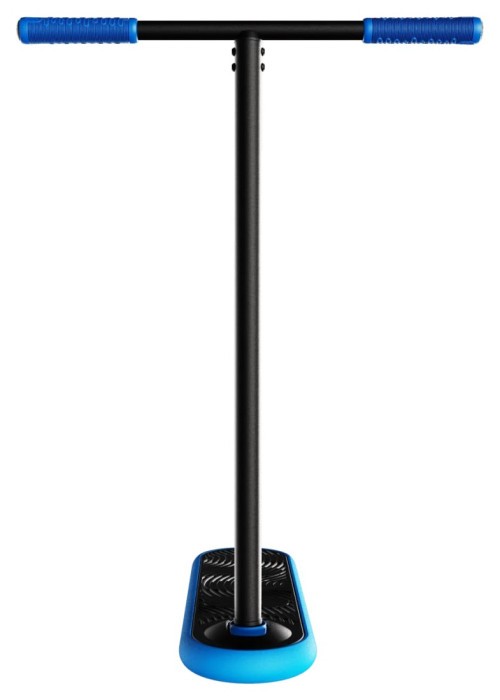 Трюковой самокат-тренажер Indo Kickstart Trampoline Scooter 670 mm - Black
