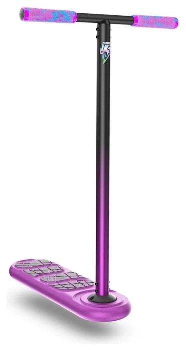 Трюковой самокат-тренажер Indo Kickstart Trampoline Scooter 670 mm - Black