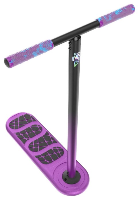 Трюковой самокат-тренажер Indo Kickstart Trampoline Scooter 670 mm - Black