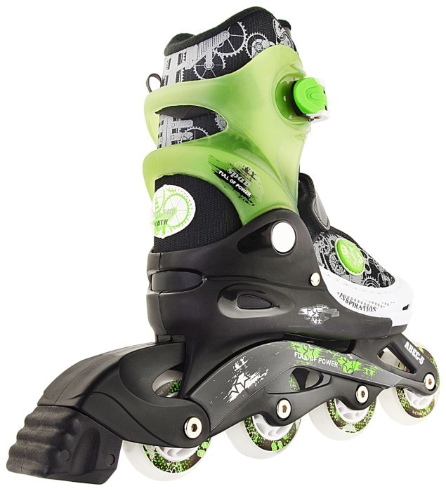 Роликовые коньки Action PAT/Green/30-33