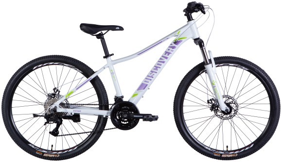 Велосипед AL 26" Discovery MYSTIQUE DD CS рама-15" бело-фиолетовый 2025
