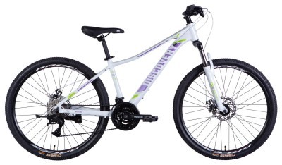 Велосипед AL 26" Discovery MYSTIQUE DD CS рама-15" біло-фіолетовий 2025