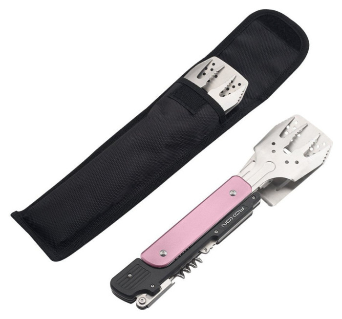 Мультитул для барбекю Roxon S601, рожевий