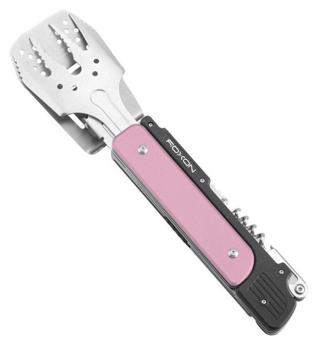 Мультитул для барбекю Roxon S601, рожевий