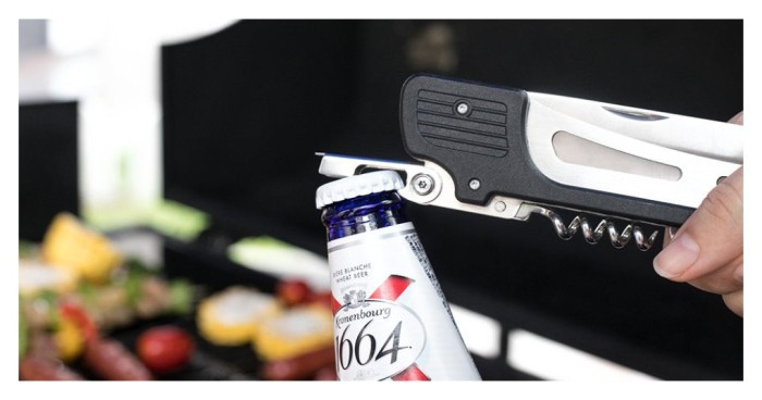 Мультитул для барбекю Roxon S601, рожевий, укр, укр