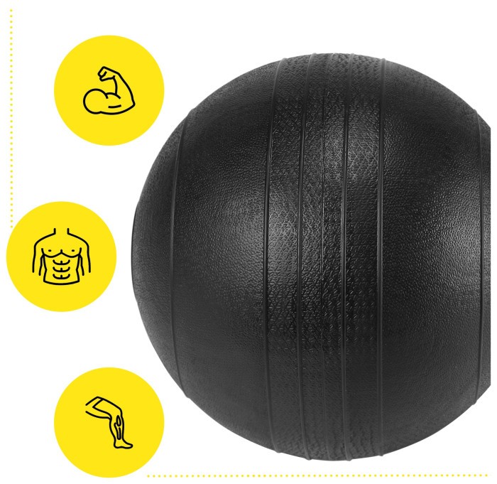 Слембол (медицинский мяч) для кроссфита Cornix Slam Ball 5 кг XR-0544 Black