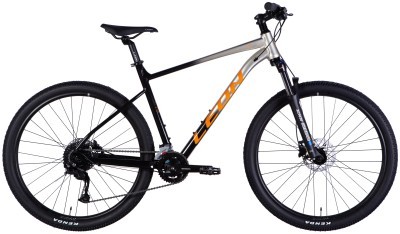 Велосипед AL 27,5" Leon XC 80 HDD рама-20" серебристый с черным 2025