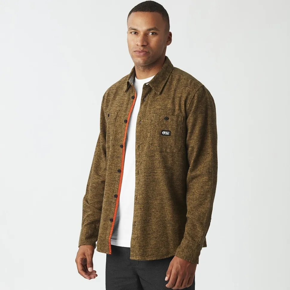 Picture Organic сорочка Lewell bronze brown L (M)