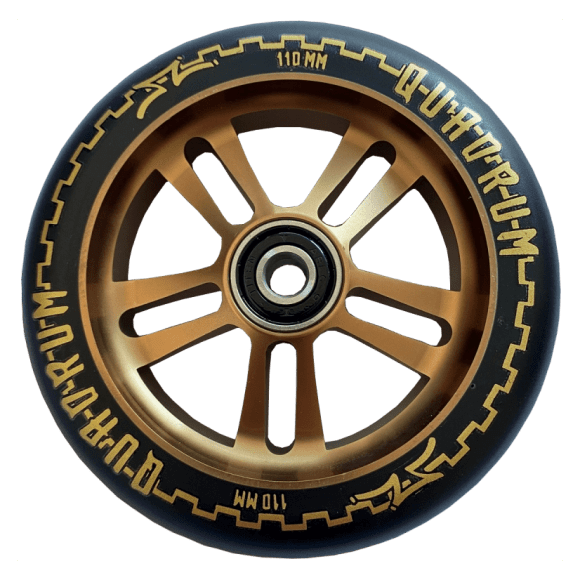 Колесо для трюкового самокату AO Quadrum Pro 110 - Gold, укр
