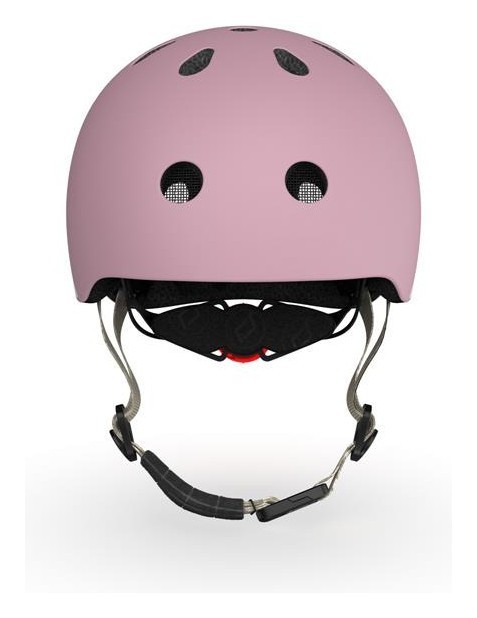 Шолом захисний дитячий Scoot and Ride, пастельно-бузковий з ліхтариком 45-51см, укр, укр
