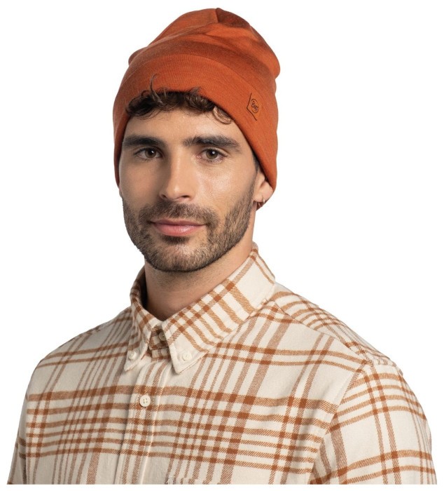 Шапка Buff Merino Heavyweight Beaney, Solid Cinnamon