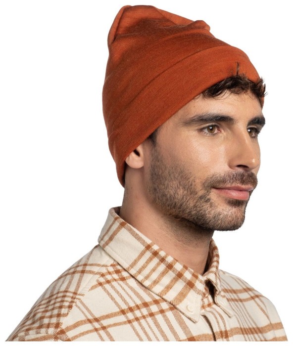 Шапка Buff Merino Heavyweight Beaney, Solid Cinnamon