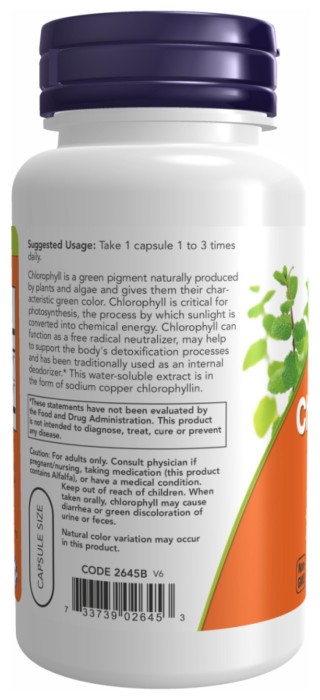 Chlorophyll 100 mg - 90 vcaps