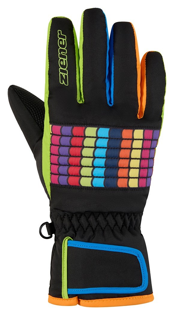 Ziener рукавички лижні Lamil Jr black 3, укр, укр