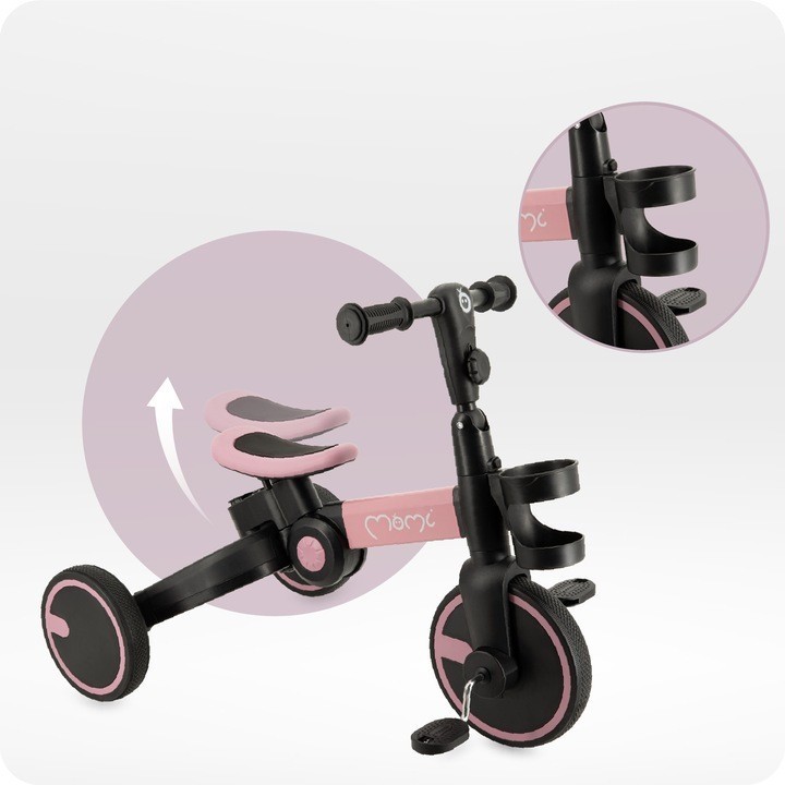 Биговел-велосипед 3 в 1 MoMi FILO Pink