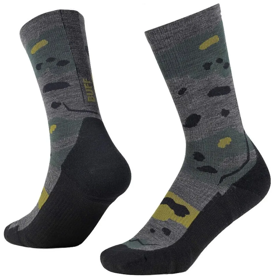 Шкарпетки Buff Merino Lightweight Crew Sock, Grey, 42-44 (SHM_BU 137796..937.05.00)