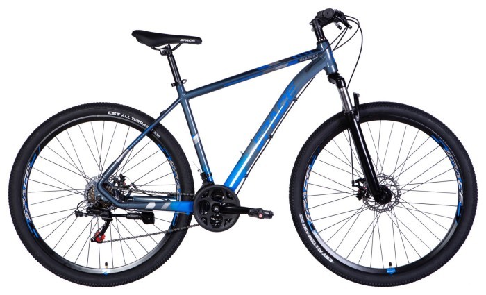 Велосипед AL 29" SPACE MERCURY DD FR рама-20" серо-синий 2026