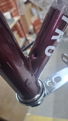 Велосипед уцінений ST 28" Dorozhnik RETRO Velosteel рама-19" малиновий 2026