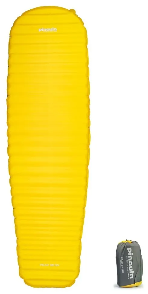 Самонадувний килимок Pinguin Peak NX, 188x54x3.8см, Yellow (SHM_PNG 716313)