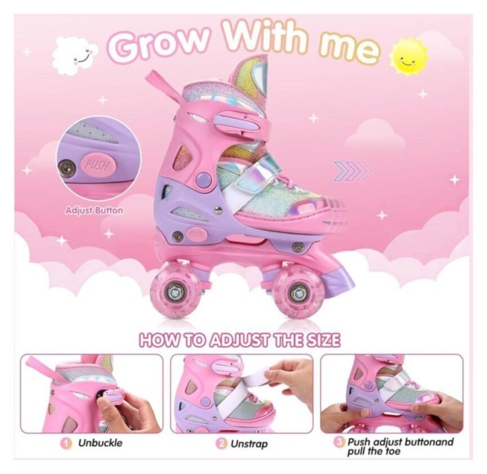 Квады Maraton Lucky S (30-34) pink (1 шт.)