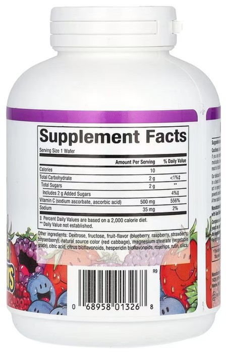 Vitamin C 500mg - 90 tabs Mixed Berry