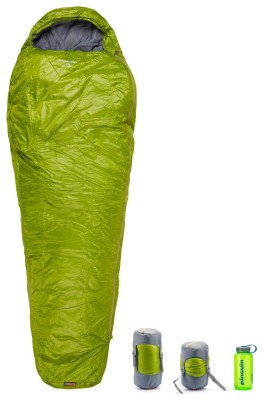 Спальный мешок Pinguin Lite Mummy (14/10°C), 185 см - Left Zip, Khaki (PNG 228144) 2020