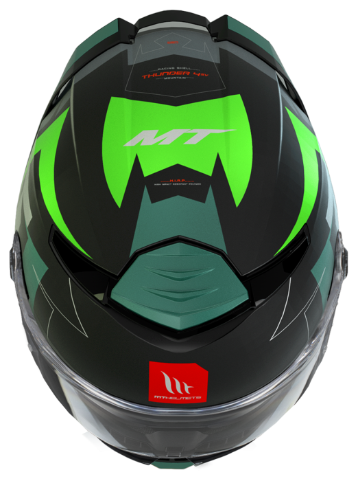 Мотошолом MT THUNDER 4 SV Mountain B6 Matt Green XS
