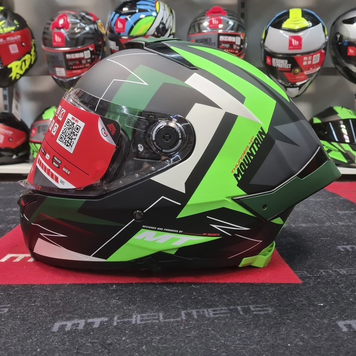 Мотошолом MT THUNDER 4 SV Mountain B6 Matt Green XS