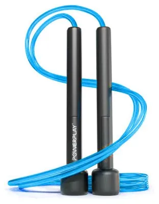 Скакалка PowerPlay 4201 Basic Jump Rope Синя (2,8m.)