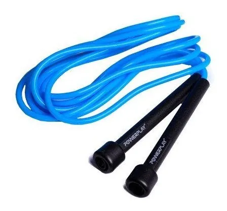 Скакалка PowerPlay 4201 Basic Jump Rope Синя (2,8m.)