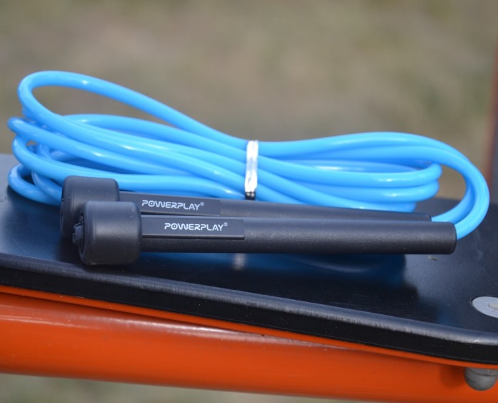 Скакалка PowerPlay 4201 Basic Jump Rope Синя (2,8m.)