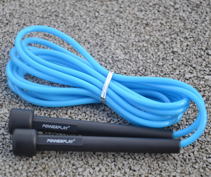 Скакалка PowerPlay 4201 Basic Jump Rope Синя (2,8m.)